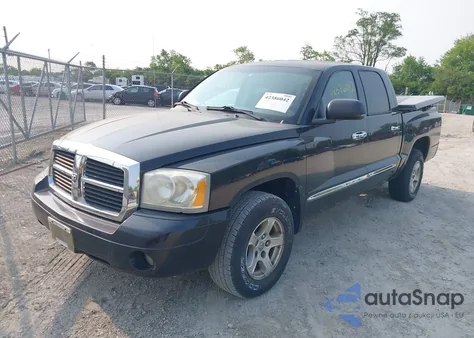 2007 Dodge Dakota Slt из США, поврежденный, VIN 1D7HW48K97S138512
